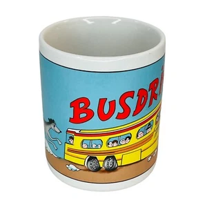 Lefton China 1987 Cartoon Busdriver Greyhound Dog Novelty Coffee Mug Ceramic - Picture 1 of 10