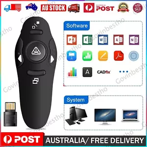 2.4GHz Wireless Presenter Presentation Clicker Remote Control Powerpoint Clicker - Picture 1 of 14