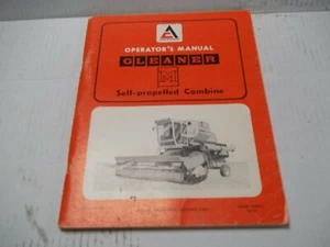 Allis -Chalmers Gleaner self propelled combine operators manual - Bild 1 von 1