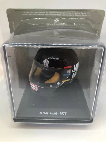 JAMES HUNT MCLAREN 1976 FORMULA 1 MINI HELMET (SCALE 1:5) BRAND NEW IN BLISTER Cover