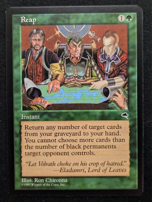 Reap - Tempest - NM - MTG - Magic the Gathering - Green - Instant - Image 1 of 4