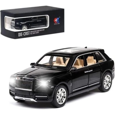 1/24 Rolls-Royce Cullinan Diecast Modelo Coche Juguete Coleccionable Luz de Sonido Regalo Foto 1 de 4