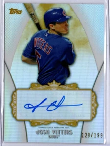 2013 Topps Replacement Baseball Josh Vitters AUTO CUBS 129/199 - Picture 1 of 1