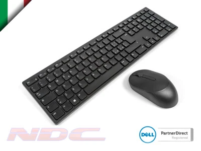 NEW Dell KM5221W Black ITALIAN Pro Wireless Keyboard & Mouse Combo - Image 1 of 2