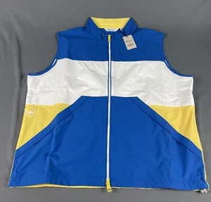 Peter Millar Golf Vest Crown Sailing XXL Multicolor Blue Polyester NWT MSRP $168 - Picture 1 of 10