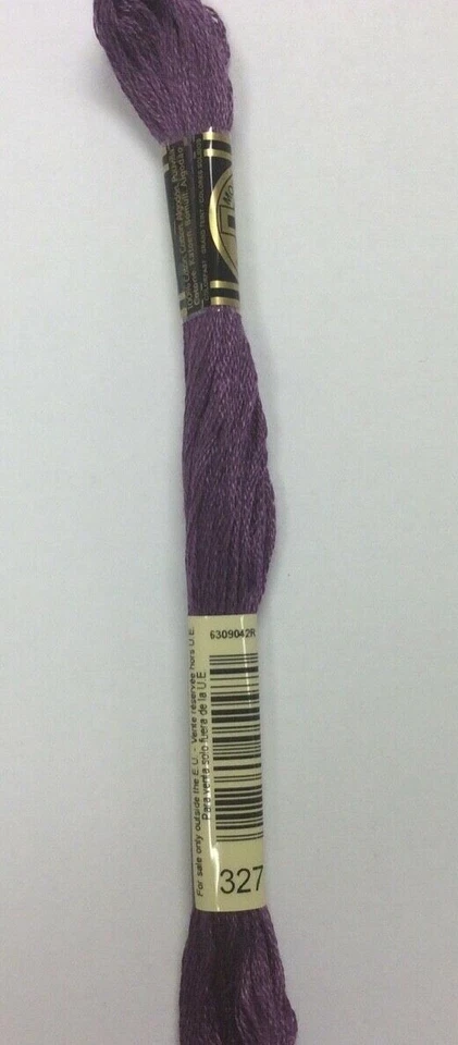 DMC Six Strand Embroidery Cotton 8.7 Yards Very Dark Violet 117 327