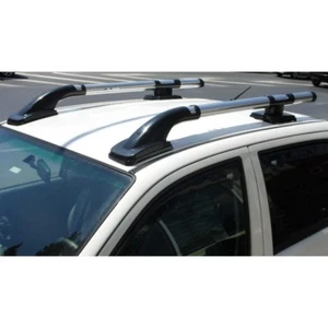 FIT FOR ISUZU DMAX COLORADO ROOF RAILS RACKS CROSS BARS SET SHARK STYLE 2012-UP - Picture 1 of 8