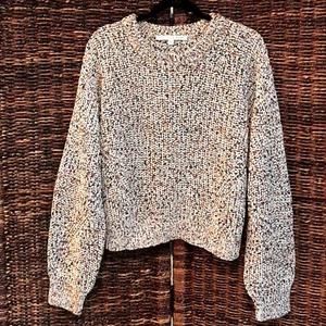 Maglione Barba Veronica XL Multicolore Ryce Arcobaleno Maculato Maglia Grossa Girocollo - Foto 1 di 8