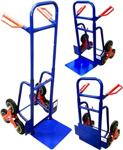 Treppensteiger Treppenkarre Stapelkarre Treppen Sackkarre Transportkarre 200kg - Bild 1 von 12