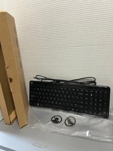 NEW HP Keyboard in Box Wired measures 15in long 5in wide black in color - Picture 1 of 2
