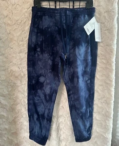 Jogger donna/junior Athleta Farallon stampa blu taglia Med Petite - Foto 1 di 3