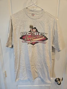 Big Boy Classic 1996 Elias Brothers Restaurants Gray Shirt - Men's L Michigan - Picture 1 of 5
