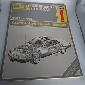 Ford Thunderbird & Mercury Cougar Automotive Repair Manual 1983-1988 - Picture 1 of 5