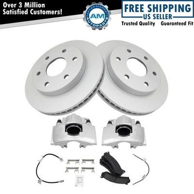 Kit de pastillas de freno y rotor premium con recubrimiento en G para Chevrolet Tahoe 2000 Foto 1 de 4