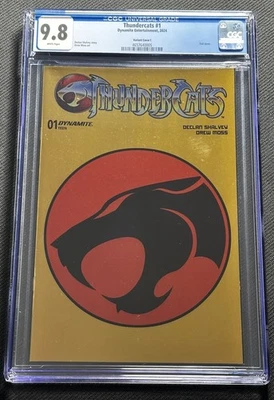 Thundercats #1 Gold Foil Cover 2024 CGC 9.8 Dynamite Comics - Image 1 of 3