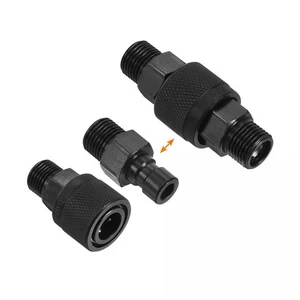 M16x1 5 mm zuverlässiger schwarzer Stahl Hydraulik Kupplungssatz mit langer Leb - Bild 1 von 12