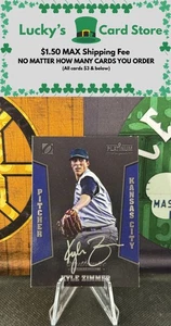 2013 Onyx Platinum Prospects #PPAU40 Kyle Zimmer Autogramme Silver Ink Auto /150 - Bild 1 von 2
