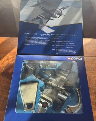 Corgi Aviation Archive 1:72 Diecast DH Mosquito FB VI, Banff Strike AA32805 - Image 1 of 4