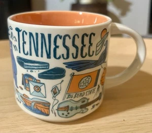 Starbucks Been There Series Tennessee 14 oz Ceramic Coffee Mug/Cup - Picture 1 of 1