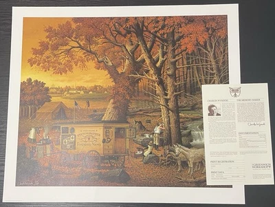 Impresión firmada y numerada de Charles Wysocki The Memory Maker edición limitada Foto 1 de 4