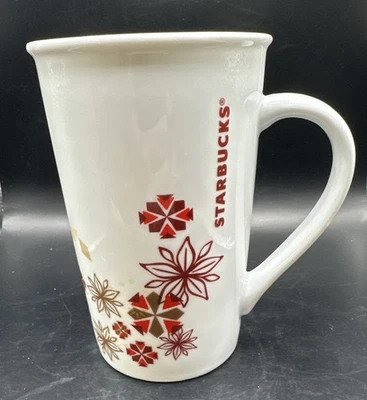 Starbucks  White, Gold and Red Christmas Mug Collectable Gift - Image 1 of 4