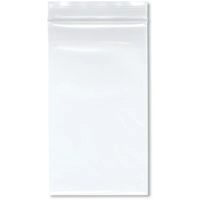 Plymor 4" x 7", 4 Mil Heavy Duty Zipper Reclosable Plastic Bags - Image 1 of 4