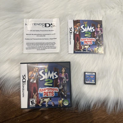 The Sims 2: Apartment Pets (Nintendo DS, 2008) Complete with Manual CIB - Image 1 of 4