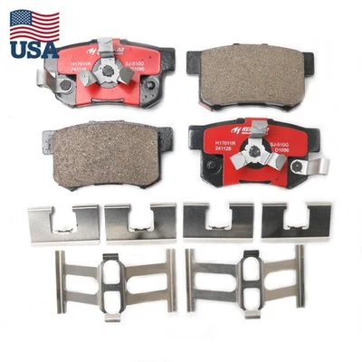 Rear Brake Pad w/Hardware P-1086 for Honda CR-V Accord Crosstour Acura RDX 3.5L Foto 1 de 4