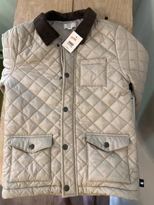 Boys Crown & Ivy Barn Jacket Quilted Size Small Coat Corduroy Collar - Picture 1 of 5