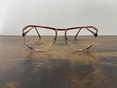 Vintage Tura 70s 80s Eyeglasses Frames Only Aviator Italy 54□17 140 - Image 1 of 4