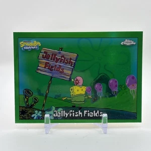 JELLYFISH FIELDS KELP GREEN REFRACTOR #47 2025 Topps Chrome SpongeBob - Picture 1 of 2