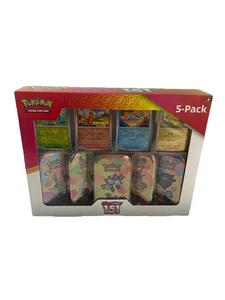 Juego de cartas coleccionables Pokémon escarlata y violeta 151 mini latas paquete Costco paquete (sellado) conjunto A - Imagen 1 de 5