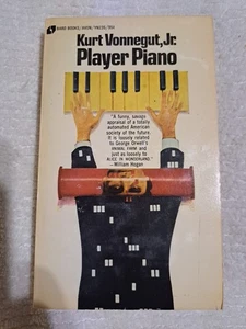 Player Piano Kurt Vonnegut Jr, Vintage Pulp Paperback Aug 1971 Avon Books - Picture 1 of 12