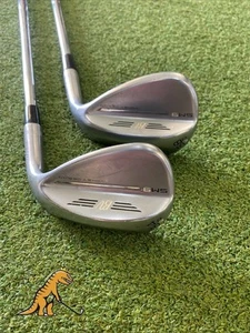 Used Titleist Vokey SM9 Tour Chrome Wedge Set 54.12*, 58.12* OBAN CT-115 Pured - Picture 1 of 17