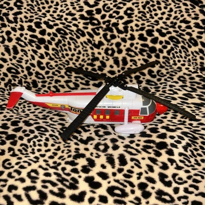 2010 Hasbro TONKA Fire Department Rescue Vehicle Helicopter #04955 WORKS - Image 1 of 4