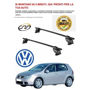 barre portatutto portapacchi Volkswagen Golf V 5 5P (03>09) - Foto 1 di 4