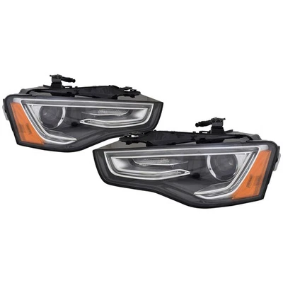 Left And Right HID Headlight Set For Audi A4 A5 Quattro S4 S5 CAPA Certified - Image 1 of 4