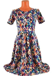 LulaRoe Kleid Amelia Mehrfarbig. Größe S - Bild 1 von 12