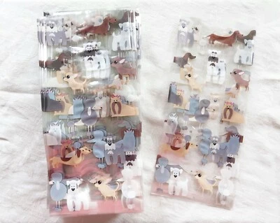 50 Fancy Dogs Cello Treat Bags   5" x 11.5" x 3" gusset - Image 1 of 4
