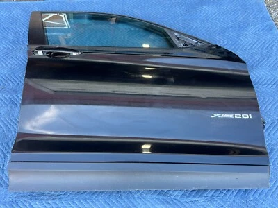 BMW X3 F25 2011-2017 negro pasajero delantero puerta derecha conjunto OEM #2280EM Foto 1 de 4