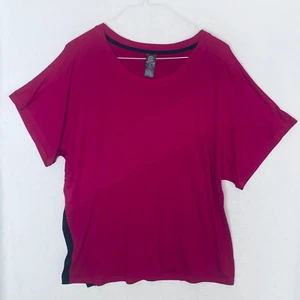 C9 Champion Womens Scoop Neck Performance Top Side Slit Asymmetrical Purple XL - Picture 1 of 7