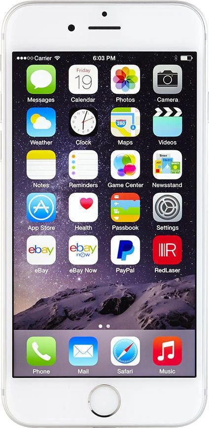 Apple iPhone 6 - 128GB - Silver (Unlocked) A1549 (GSM) - Image 1 of 1