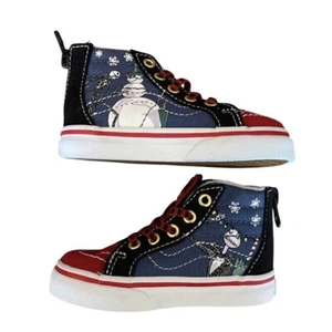 Vans Sneaker Disney Sk8-Hi Nightmare Before Christmas Town Toddler Size 5T New - Picture 1 of 2