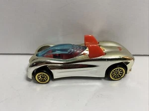 HOT WHEELS POWER PIPES Mattel Die-Cast Chrome With Gold Rims 1:64 1995 - Picture 1 of 5