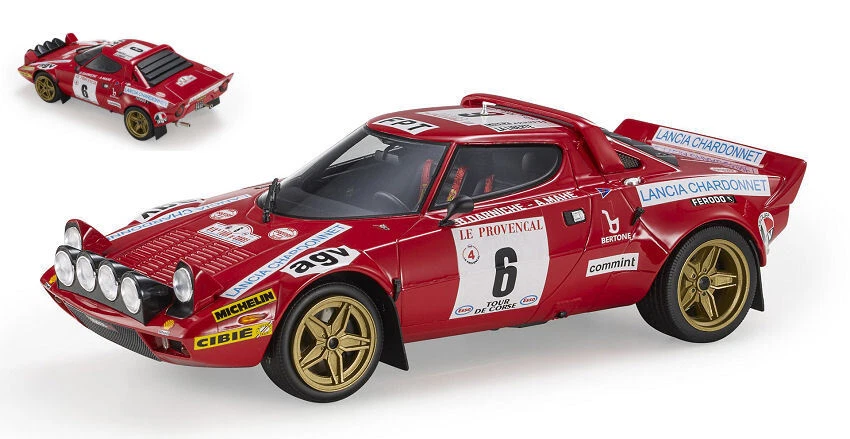 Modellino auto rally scala 1:18 TopMarques LANCIA STRATOS HF modellismo rallye - Immagine 1 di 1