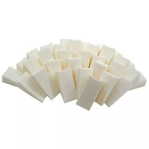 16 Pack Sponge Cosmetic Wedges White Blender Makeup Foundation Beauty Brush Bulk - Picture 1 of 8