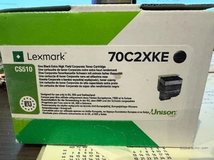 CARTOUCHE ENCRE LEXMARK CS 510 70C2XKE NOIR - Photo 1/4
