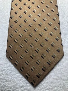 CLAIBORNE MENS TIE BEIGE WITH BLACK AND GRAY 3.75 X 61 - Picture 1 of 4