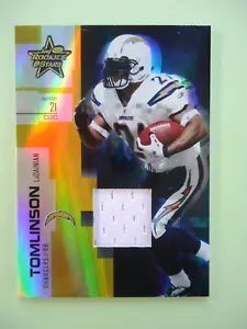Tarjeta de fútbol americano LaDainian Tomlinson - 2007 Leaf Jersey # 99 - S.D. Cargadores - RB - Imagen 1 de 3