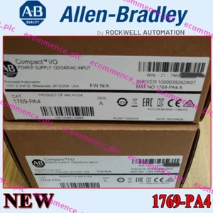 Sealed NEW PLC 1769-PA4 /A CompactLogix Power Supply 120/240 Real US Stock - Picture 1 of 3